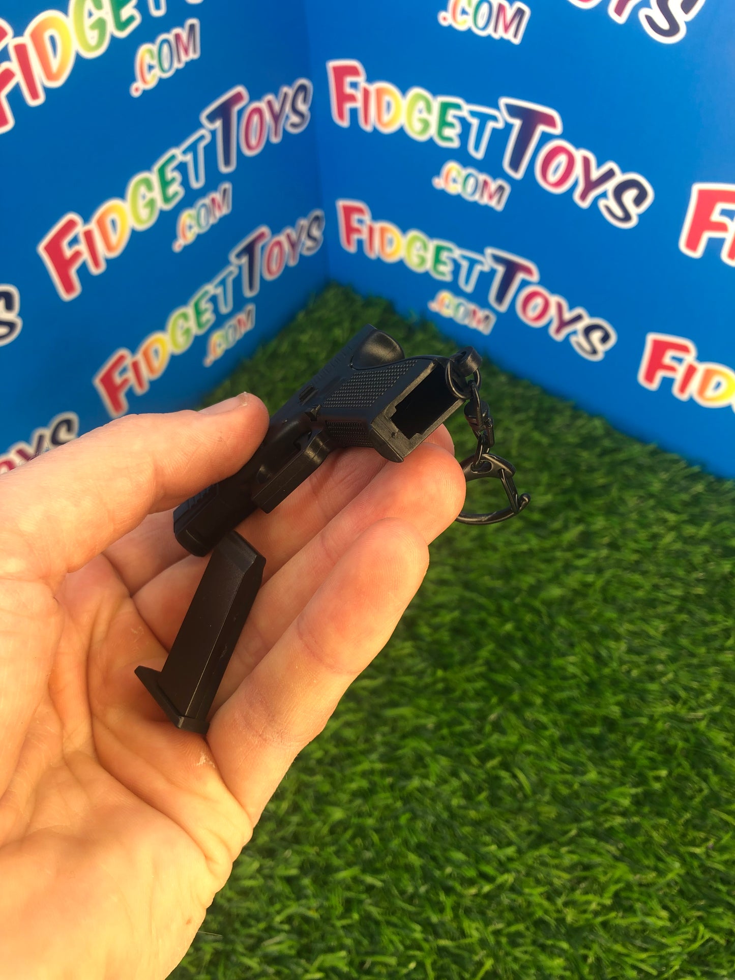 Gun Fidget Keychain Fidget Toy Gun – Fidgettoys.com