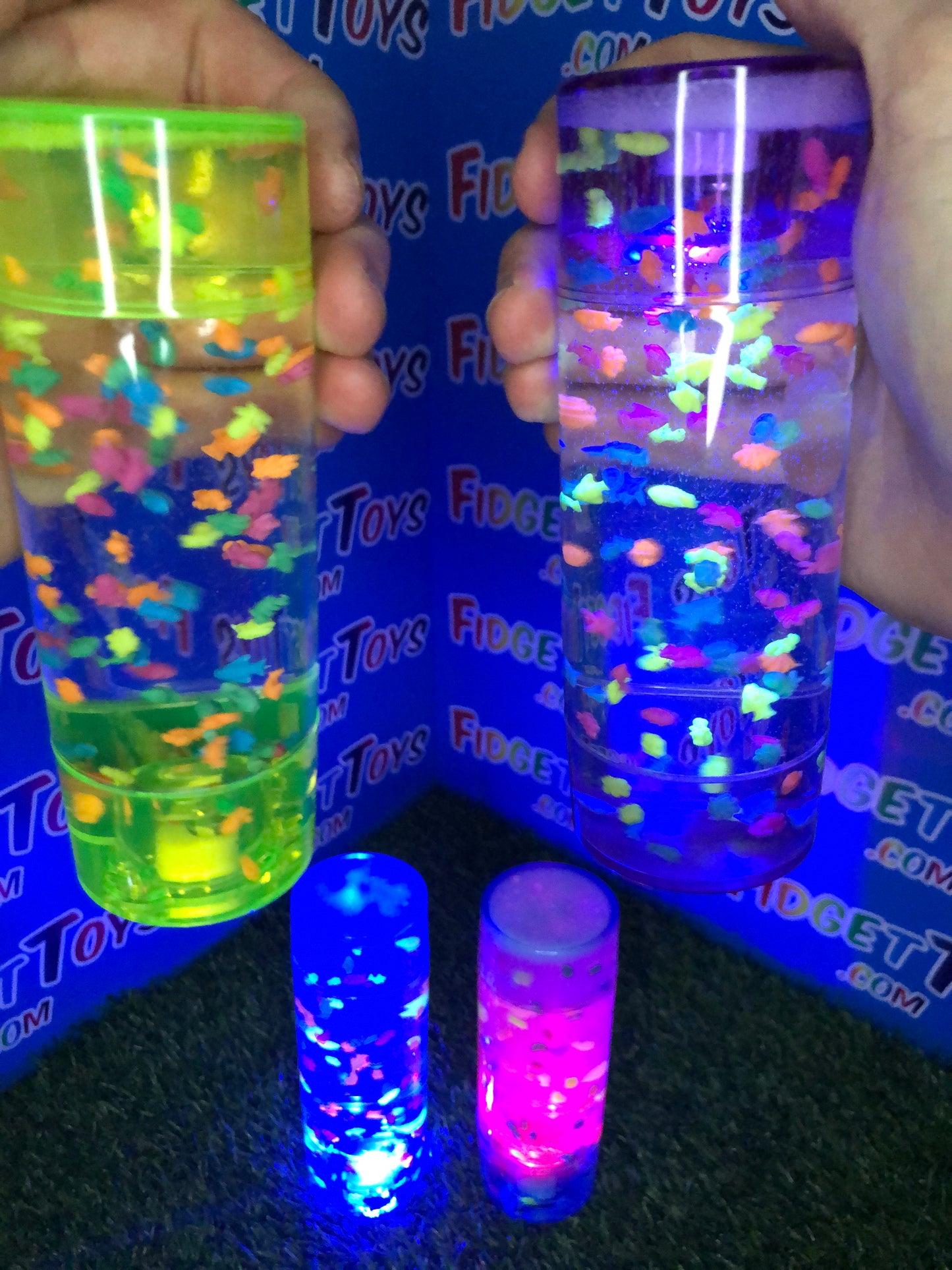 Handheld Light Up Aquarium Shaker