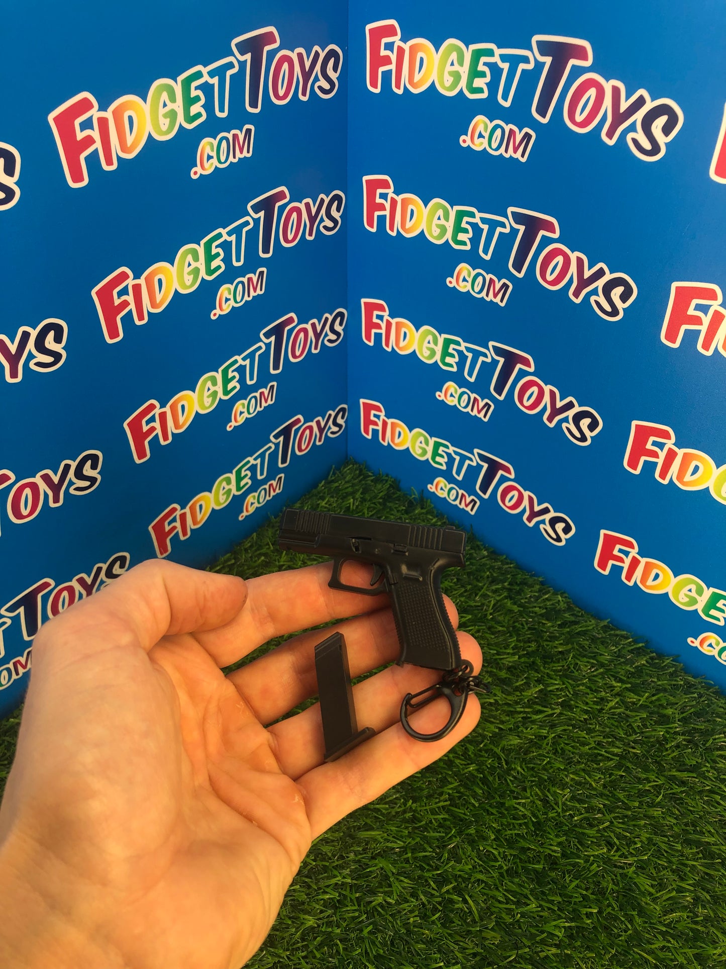 Gun Fidget Keychain Fidget Toy Gun – Fidgettoys.com