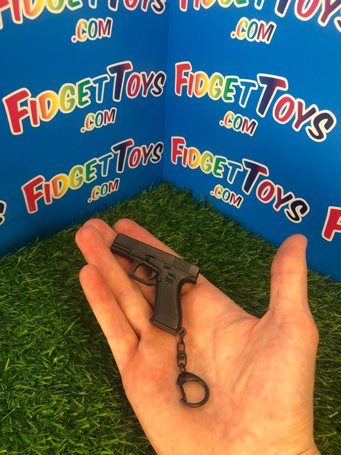 Mini Fidget Gun Keyring