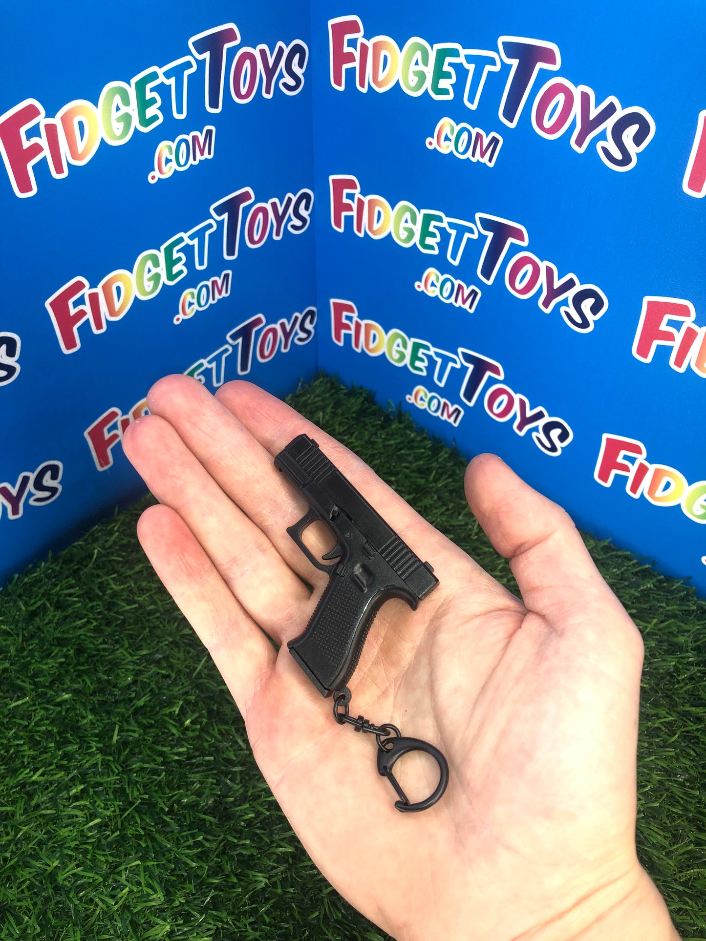 Gun Fidget Keychain Fidget Toy Gun – Fidgettoys.com