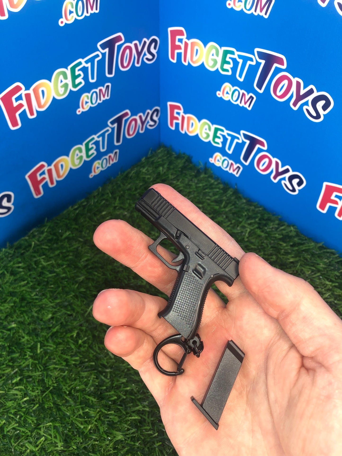 Mini Fidget Gun Keyring