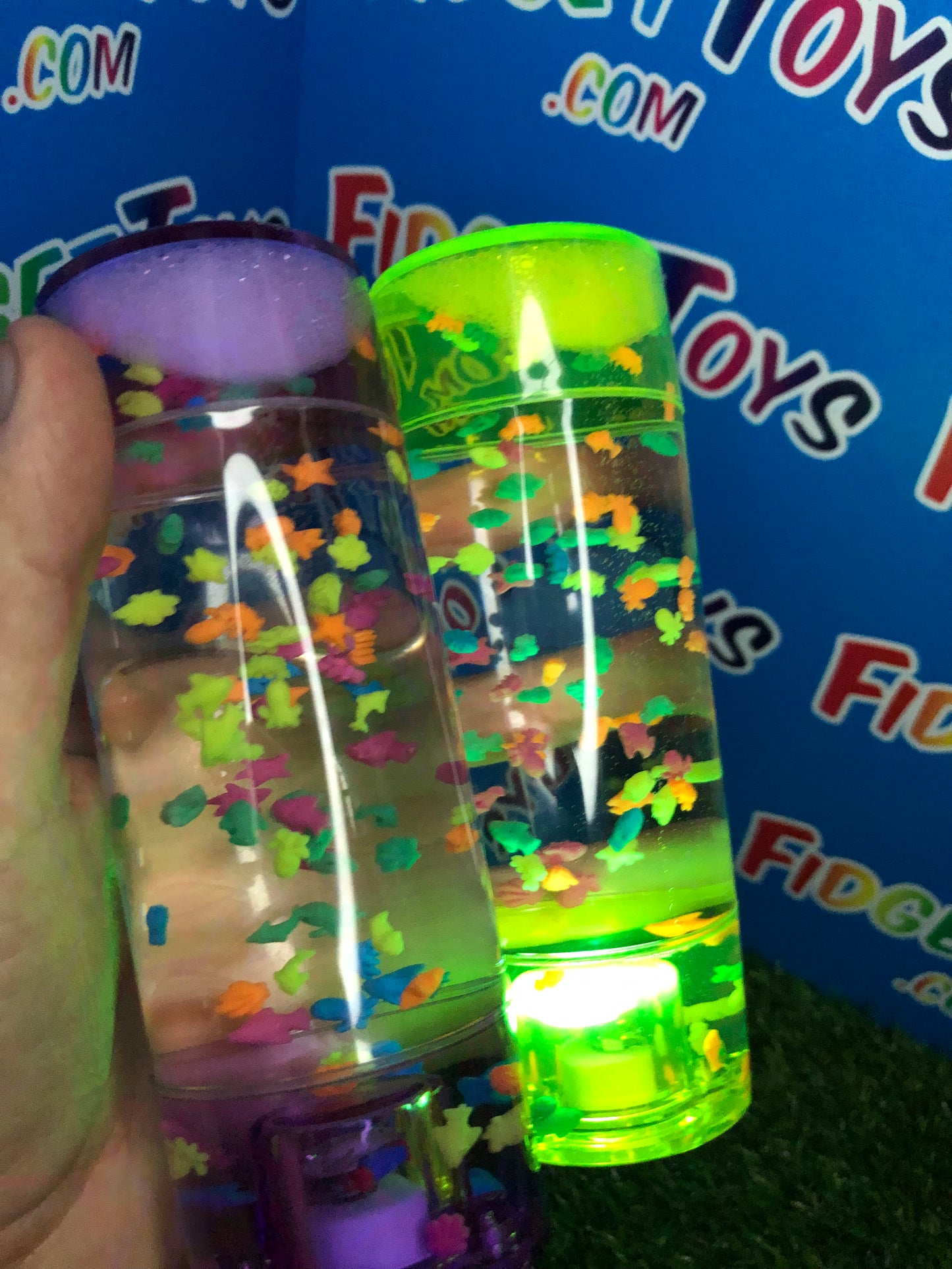 Handheld Light Up Aquarium Shaker