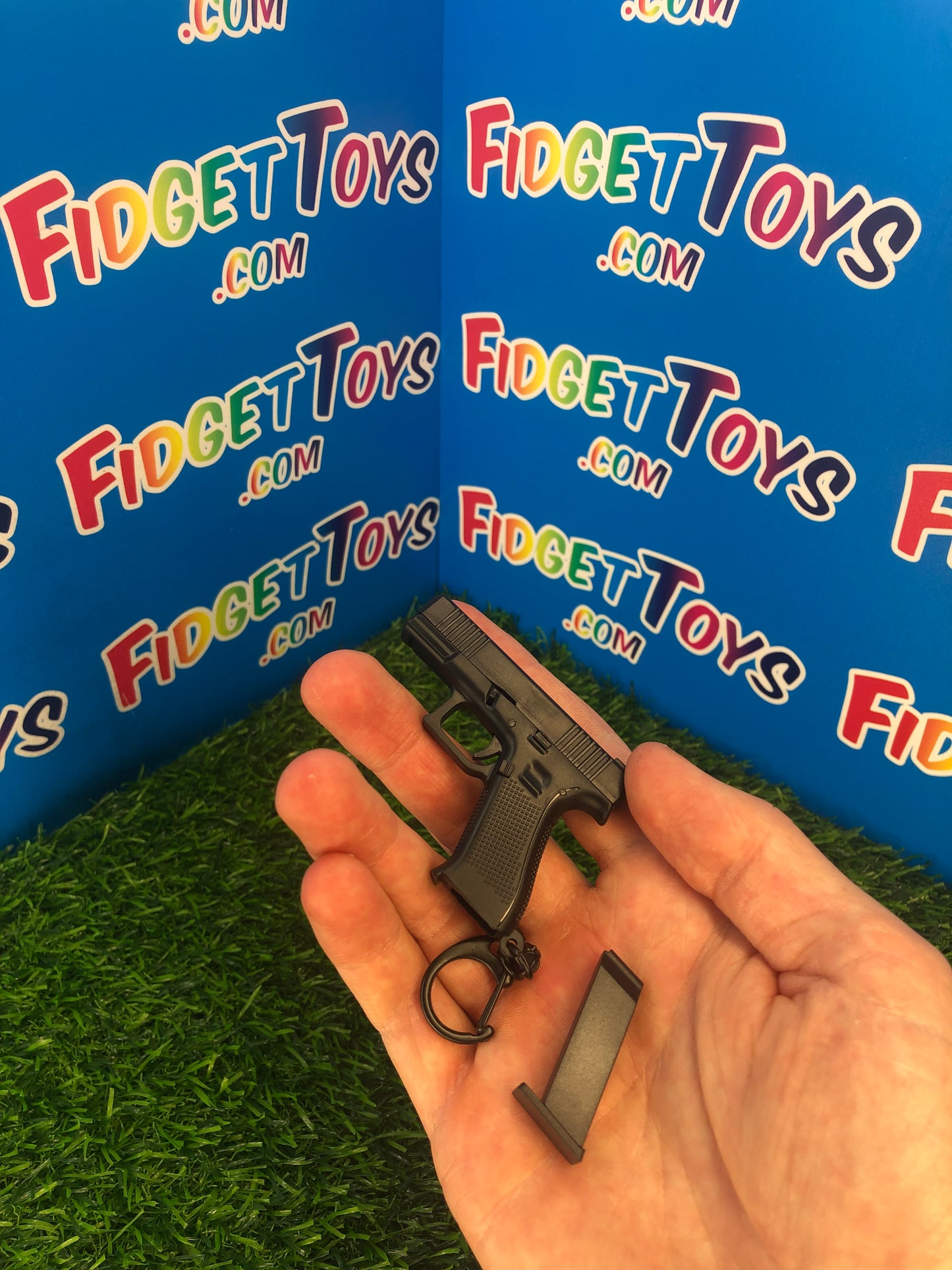 Mini Fidget Gun Keyring